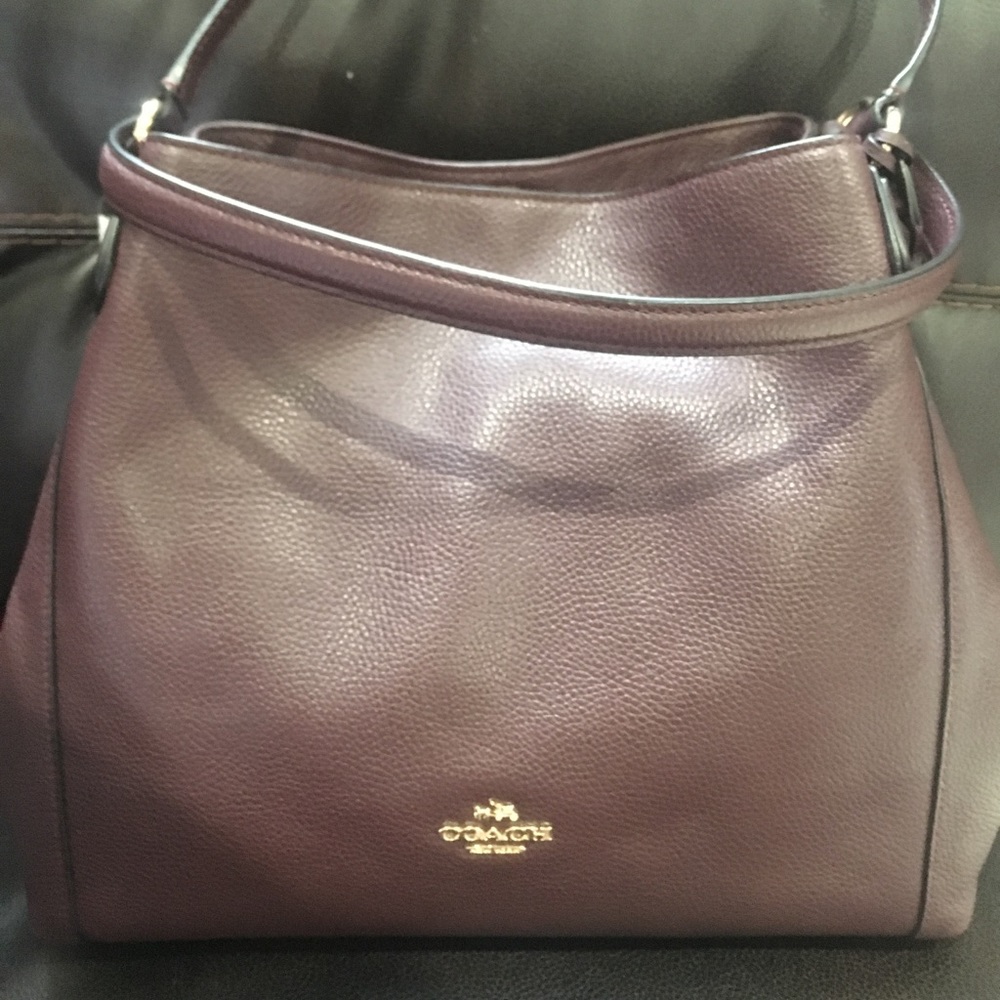 Coach leather shoulder bag. Brand new